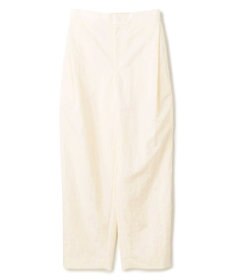 BEIGE， 【洗える】CROCUS / カービーシルエットタックパンツ