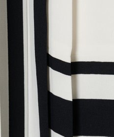 JOSEPH ストライプクレープ　プリーツスカート