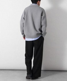 CRAFT STANDARD BOUTIQUE 柄編みニットシャツカーディガン