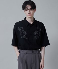 WEGO TRフラワーモチーフシャツ（S）