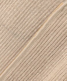 自由区 S 【洗える】リネンミドルゲージフーディ ニット