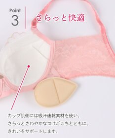 Wing ブラジャー 背中の段差をスムージング バストの脇流れをブロック 脇高設計(バック) 【後ろ姿きれいブラ】 ブラ KB2718 ウイング／ワコール