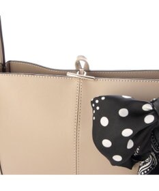 UNBILLION カシュカシュ cachecache / スカーフチャーム付きロングハンドルトート