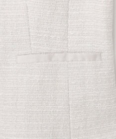 23区 L 【セットアップ対応】ライトシャインツイード ノーカラージャケット