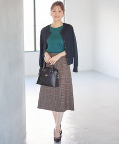 ANY SIS 【美人百花7月号掲載】ベーシッククルーネック カーディガン