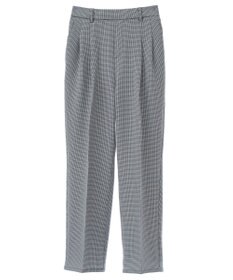 Green Parks きれいシルエットパンツ（テーパード／柄）