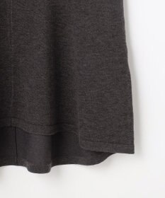 組曲 L 襟付きチュニック プルオーバー