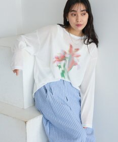 CRAFT STANDARD BOUTIQUE フラワープリントシアーロンTee