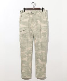 JOSEPH ABBOUD 【イタリア素材/製品染め/ウエストも伸びる!】迷彩ガーメンドダイ パンツ