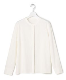 ICB 【洗える】 コンパクトモクロディ バンドカラーカットソー