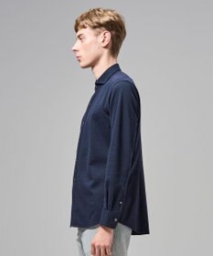 JOSEPH HOMME 【新素材】グリットタックジャージー　ホリゾンタルカラーシャツ