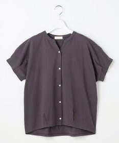 ANY SIS L 【美ライン大人T】裾タックゆる プルオーバー