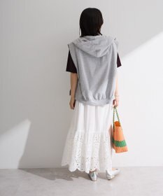 Green Parks フード付裏毛ベスト