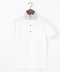 JOSEPH ABBOUD 【速乾 / お手入れ簡単】 猛暑に最適！シャンブレーポロシャツ