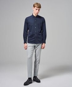 JOSEPH HOMME 【新素材】グリットタックジャージー　ホリゾンタルカラーシャツ