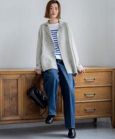 23区 【見上愛さん着用/Oggi掲載】カシミヤブレンド ニット ジャケット