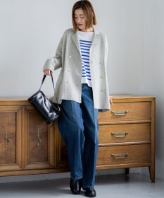 23区 【見上愛さん着用/Oggi掲載】カシミヤブレンド ニット ジャケット