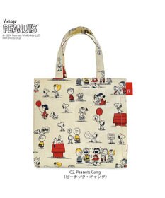 ROOTOTE 8600【スヌーピー】IP.スクエア.ラミネート.ピーナッツ-9H