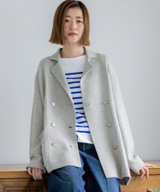 23区 【見上愛さん着用/Oggi掲載】カシミヤブレンド ニット ジャケット