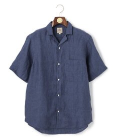 J.PRESS MEN オープンカラーリネンパッチシャツ