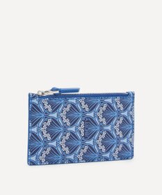 LIBERTY. アイフィス ブルー ジップド カード ケース