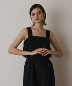 GRACE CONTINENTAL カットジャガードサロペット