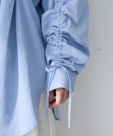 Green Parks 【WEB限定】ドロストシャーリングウエストタックシャツⅡ