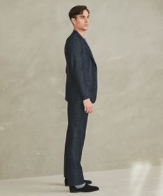 GOTAIRIKU 新素材セットアップ【通気性抜群/洗える/シワになりにくい】カラミプリントストレッチセットアップ ジャケット