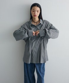 Green Parks 【WEB限定】ドロストシャーリングウエストタックシャツⅡ