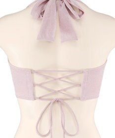 San-ai Resort（三愛水着楽園） 軽い着け心地でしっかり盛れる【楽盛り水着】　ラメギャザーワイヤー水着　9M　【San-ai Resort（サンアイリゾート）】