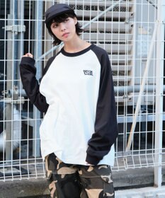 WEGO 【ユニセックス着用ITEM】ラグラングラフィックBIG　T（LS）