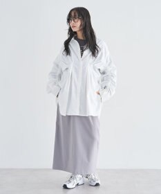 Green Parks 【WEB限定】ドロストシャーリングウエストタックシャツⅡ