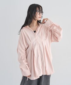 Green Parks 【WEB限定】ドロストシャーリングウエストタックシャツⅡ