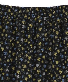 Green Parks レースドッキング花柄ティアードスカート