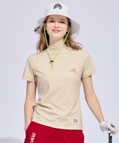 PW CIRCULUS 【WOMEN】エレファント ドットモックネック  ゴルフウェア レディース