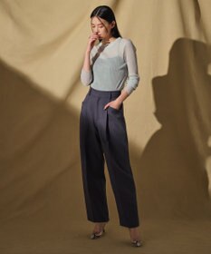 uncrave 【防シワ・洗濯機洗い可】ドライタッチツイル カーブ パンツ（uncrave STANDARD）