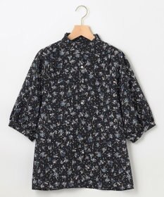 組曲 S フラワードットプリント ブラウス