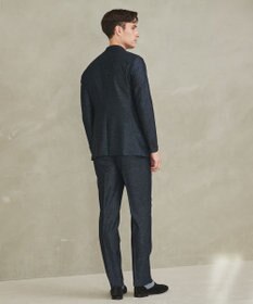 GOTAIRIKU 新素材セットアップ【通気性抜群/洗える/シワになりにくい】カラミプリントストレッチセットアップ ジャケット