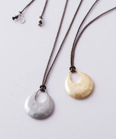 Pisceans ムーンディスク×くみひもネックレス