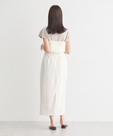 earth music&ecology ラメミックスフェザービスチェ