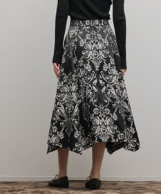 GRACE CONTINENTAL オーナメントジャガードハンカチヘムスカート