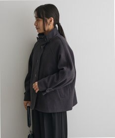 CRAFT STANDARD BOUTIQUE スタンドカラーメルトンショートコート
