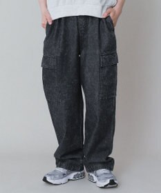 WEGO 【KIDS】デニムイージーカーゴパンツ（JUNIOR）