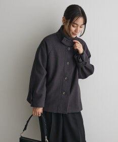 CRAFT STANDARD BOUTIQUE スタンドカラーメルトンショートコート