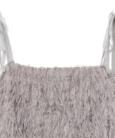 earth music&ecology ラメミックスフェザービスチェ