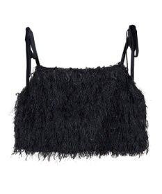 earth music&ecology ラメミックスフェザービスチェ