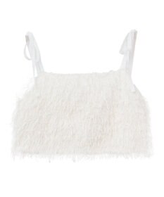 earth music&ecology ラメミックスフェザービスチェ