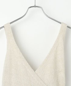 #Newans 【洗える】カシミヤブレンドバルキーニットビスチェ