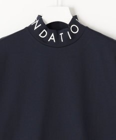 23区GOLF 【23Fondation/MEN】【UVケア】衿ロゴ モックネックシャツ