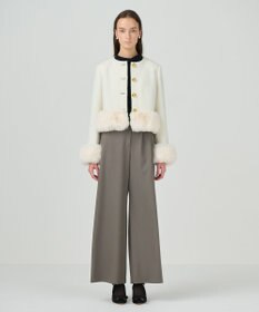 GRACE CONTINENTAL ツイードコンビジャケット